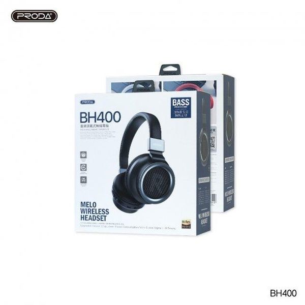 Бездротові Bluetooth 5.0 навушники Proda Enjoi ABC чорні BH400 фото