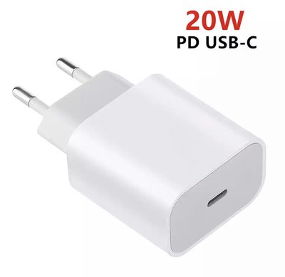 Блок живлення USB-C 20W Power Adapter Білий ABC 1687755089 фото