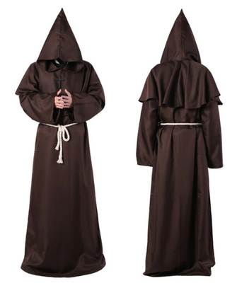 Карнавальный костюм Монах коричневый S (160-170 см) ABC Halloween 1783049711 фото