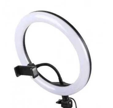 Светодиодная LED лампа с регулировкой свечения селфи кольцо с креплением на штатив Ring Fill Light 30 см RNGFLLLGHT30 фото