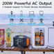 Зарядна станція генератор 200W QC3.0 151 Вт/год мініелектростанція Power Bank зі швидким заряджанням 1751835562 фото 5