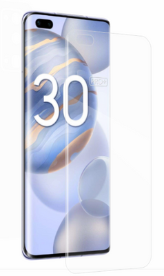 Гідрогелева захисна плівка на HUAWEI Honor 30 Pro+ на весь екран прозора PLENKAGGHUAWEIHONOR30PROP фото