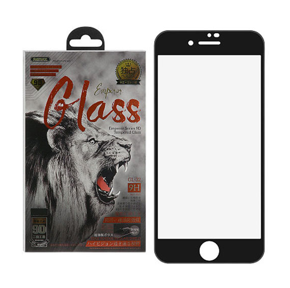 Защитное стекло Remax GL-32 Emperor 3D iPhone 7 Plus/8 Plus Black RMXGL327P8PB фото