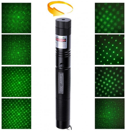 Потужна лазерна указка Green Laser Pointer YL-Laser 303 Чорний GLPYL303 фото