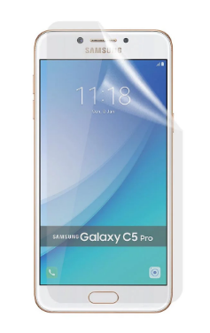 Гидрогелевая защитная пленка на Samsung Galaxy C5 Pro на весь экран прозрачная PLENKAGGSMSNGC5PRO фото