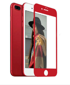 Защитное стекло с мягкими краями Tempered Glass PRO+ 3D iPhone 7 Plus/8 Plus Red TGPRO7P8PR фото