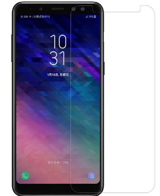 Гидрогелевая защитная пленка на Samsung Galaxy A8 2018 A530 на весь экран прозрачная PLENKAGGSMSNGA818 фото