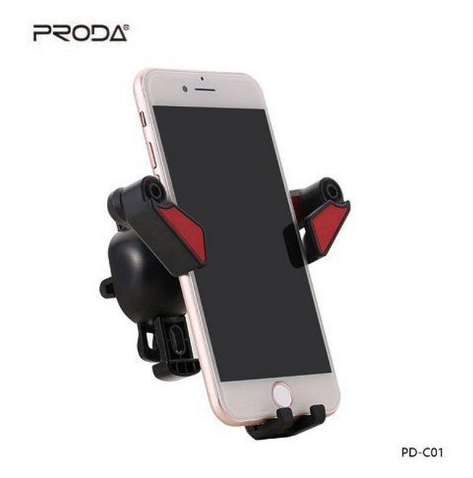Автотримач для телефона Proda T-Cool series PD-C01 червоно-чорний PRODAPDC01RB фото