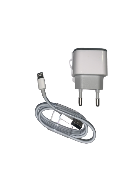 Мережевий зарядний пристрій з кабелем Lightning Adapter ios8 Білий ADAPTERIOS8W фото