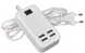 Сетевое зарядное устройство Hub 15W USB Power Adapter 4 порта 3А Белое 15W4USB3A фото 1