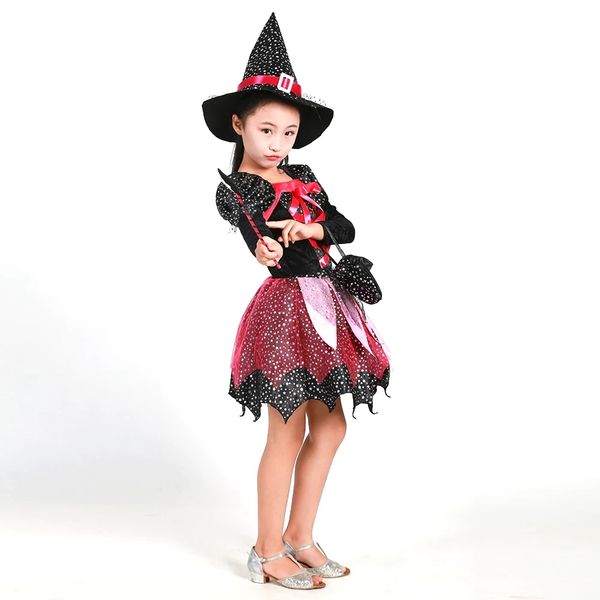 Дитячий костюм Відьмочка Хелловін Чарівниця (120-130) ABC Halloween DETSKKOSHALLTIKWAABC фото