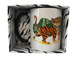 Чашка с принтом Тигр на удачу кружка ABC 1519167172 фото 1