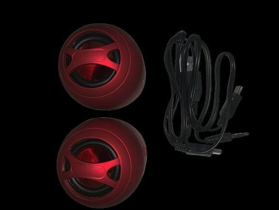 Колонки для ПК портативні з акумулятором Best Speaker Червоні BSTSPKRR фото