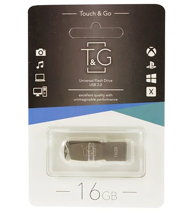 USB флешка Flash Drive 16Gb T&G Metal series TG100-16G original TGMSTG10016G фото