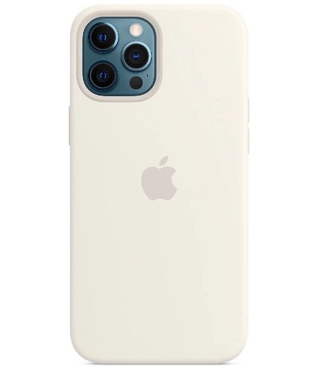 Чехол-накладка для Apple iPhone 12 Pro Max Silicone Case MagSafe белый SCMSIPH12PROMAXW фото
