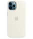 Чехол-накладка для Apple iPhone 12 Pro Max Silicone Case MagSafe белый SCMSIPH12PROMAXW фото 2