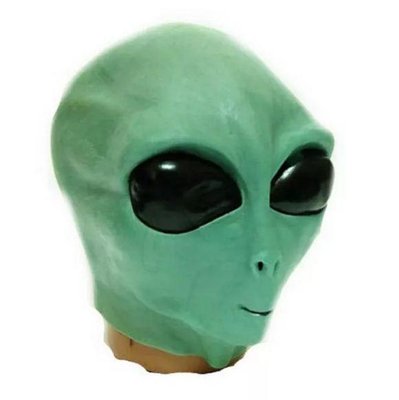 Маска НЛО Ilussion латекс інопланетянин прибулець UFO-0075 фото