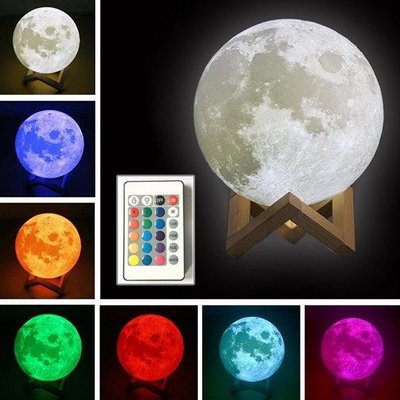 Планета Луна ABC 3D лампа DP-00174 фото