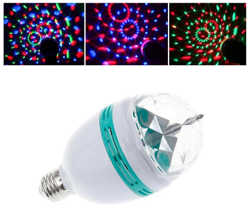 Різнобарвна обертова лампа LED Full Color Rotating Lamp LEDFCRL фото