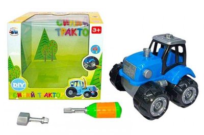 Конструктор із інструментами ToyCloud Синій Трактор ABC 1731398476 фото