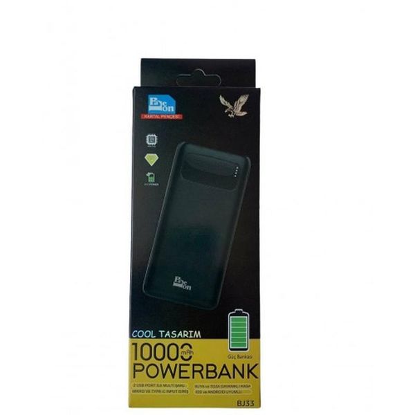 Power Bank батарея PALEON BJ33 10000 mAh чорний Black RMXPPL11 фото